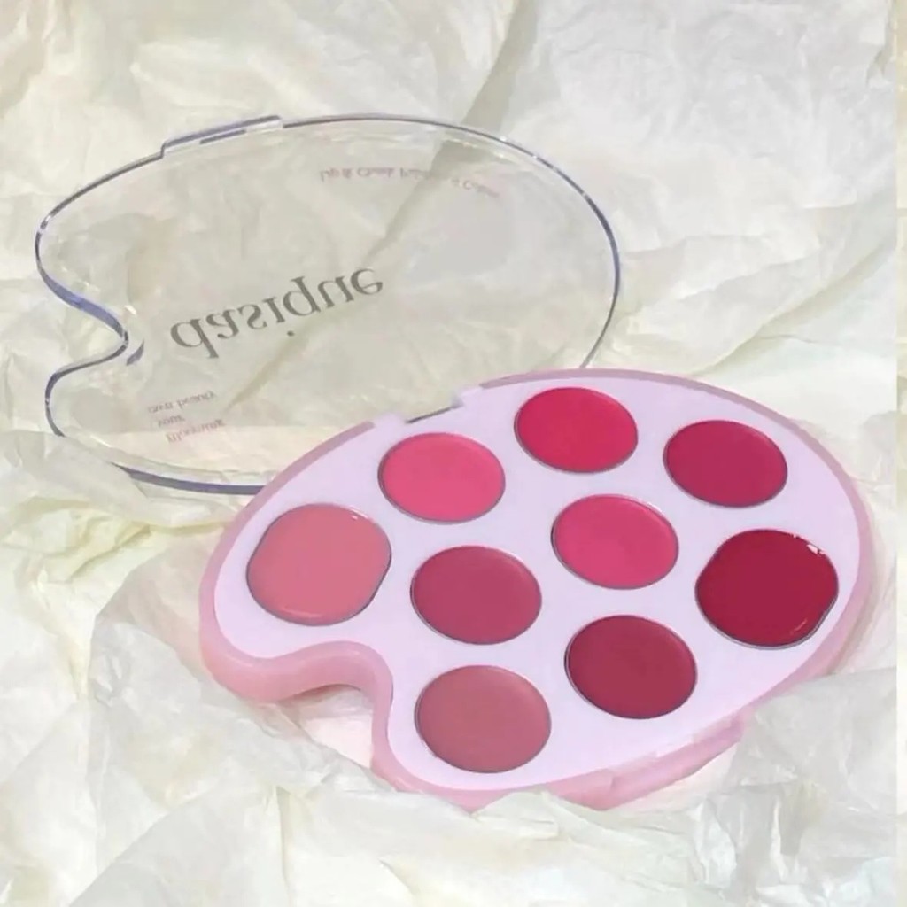 เกาหลี เกาหลี dasique Daisique ฤดูใบไม้ร่วงผลิตภัณฑ์ใหม่ Bear Lip Cheek Dual-use Plate ลิปสติก Blush