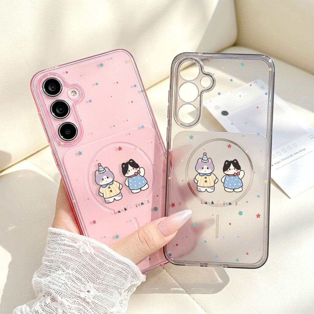 เคสมือถือ For Samsung A56 A07 A57 A06 A55 S25 S26 Ultra A15 A16 A17 A34 A36 A37 A54 A35 S24 FE TPU เคสกันกระแทกแบบนุ่ม