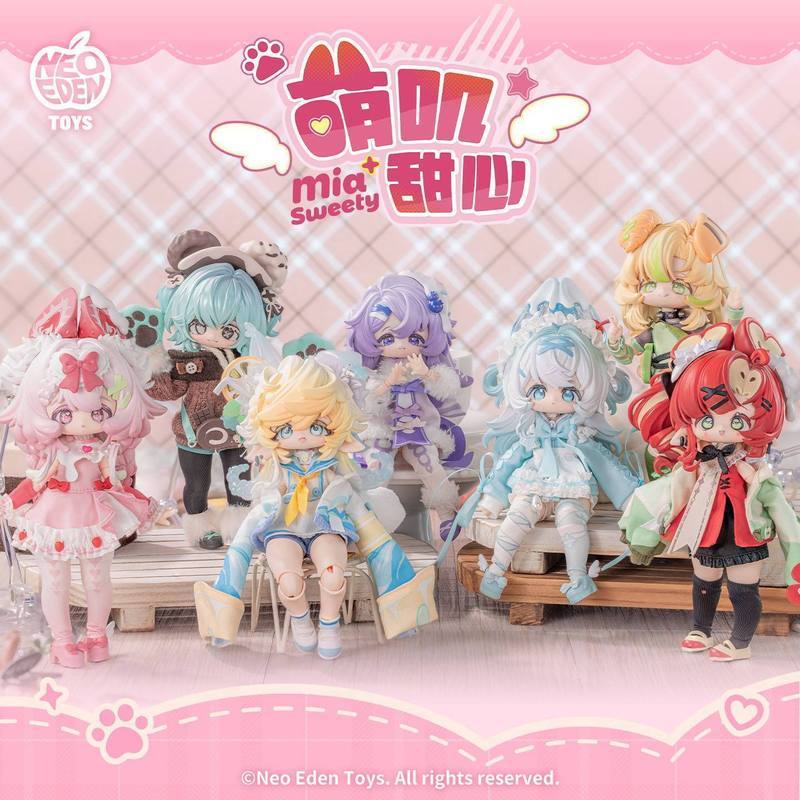 NeoEden ของเล่น 丨 น่ารัก Sweetheart Series Mystery Box ตุ๊กตาน่ารักรูปสาว 12 คะแนน mjd ตุ๊กตารูปตุ๊กตาอะนิเมะ สินค้าอินเทรนด์ของเล่นเดสก์ท็อปตกแต่งสะสมของขวัญ