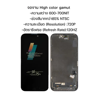KAIKU หน้าจอ สำหรับ IP i15 Pro 120Hz/1179p LCD Screen Display Touch i15Pro รีเฟรชเรทสูง รับประกัน99วัน