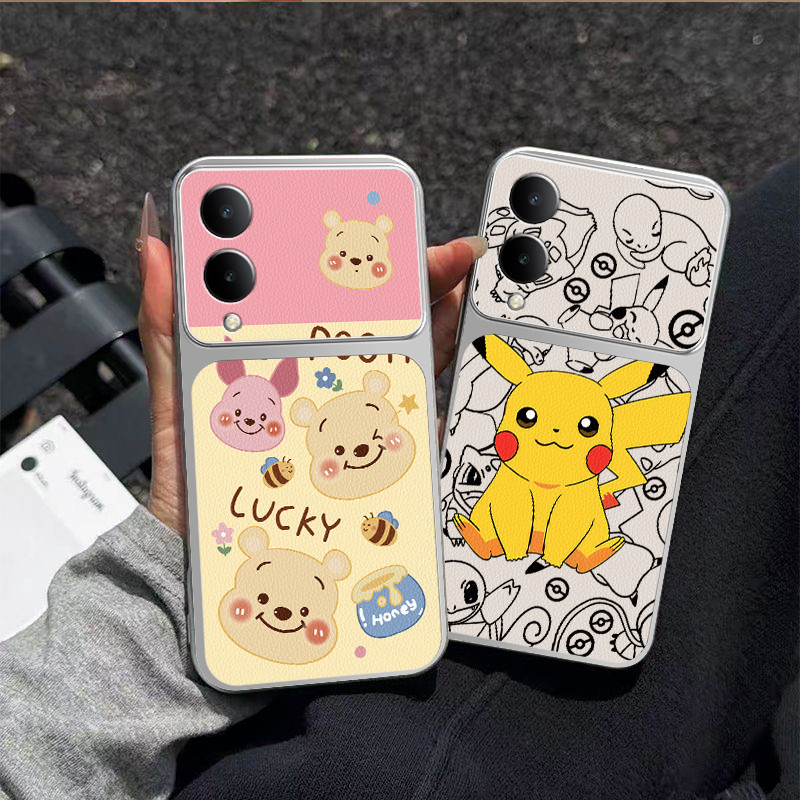 เคส vivo y17s vivo y28 5g เคสฝาครอบป้องกันหนังสําหรับอุปกรณ์มือถือพร้อมคุณภาพที่เกี่ยวข้องน่ารัก