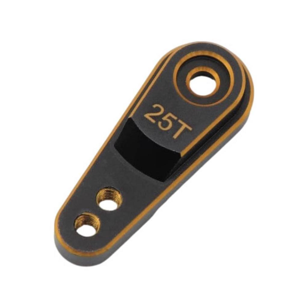 [zcins] อลูมิเนียม RC Servo Arm Long-Lasting 25T Servo Arm 3mm Threads RC พวงมาลัย