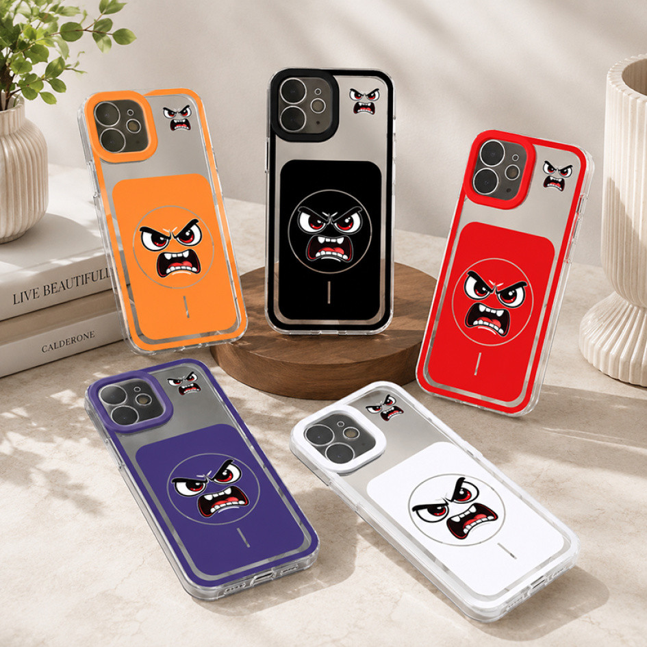 HP Angry Face MagSafe เคสโทรศัพท์สําหรับ TECNO POVA 7 4G 5G - POVA 7 ULTRA - POVA 7 CURVE - POVA CUR