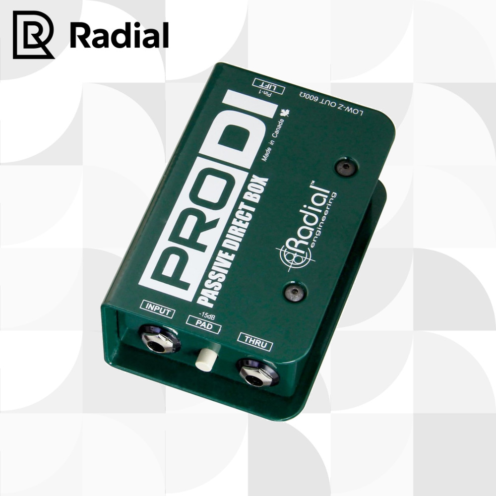 Radial PRO DI Passive DI Box กล่องไดเร็กต์พาสซีฟ【ส่งตรงจากญี่ปุ่น】