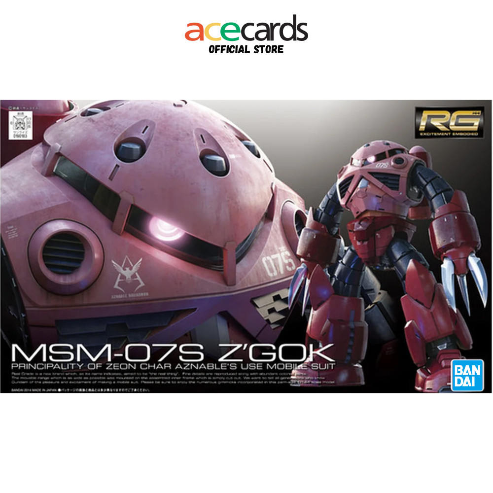Gunpla RG 1/144 MSM-07S Chars ZGok