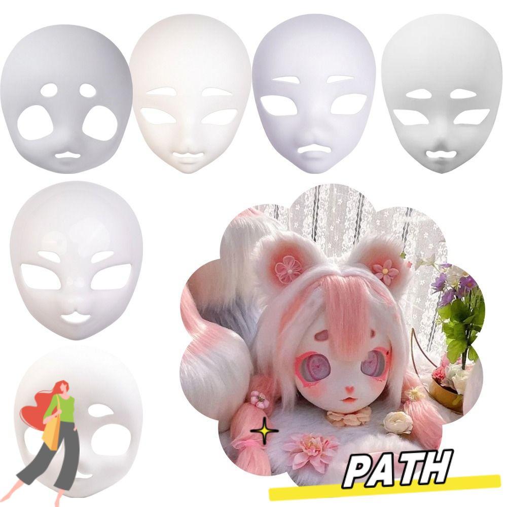 PATH Kigurumi ฐาน Beast Skull, คอสเพลย์สัตว์แมวหัว Skull, Kawaii พลาสติก DIY Fursuit อะนิเมะปาร์ตี้