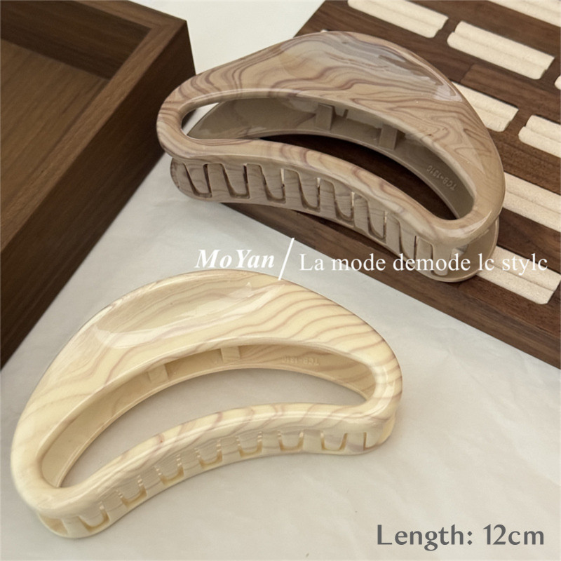 Texture ครึ่งวงกลม Hollow Clamp Premium All-Match Crescent Crescent Clamp