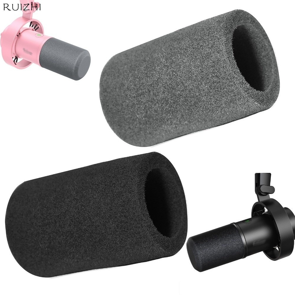 สําหรับ FIFINE Amplitank K688 เปลี่ยนไมโครโฟนฝาครอบกระจก Flocked ฟองน้ําโฟม Windproof Pop ฝาครอบกรอง