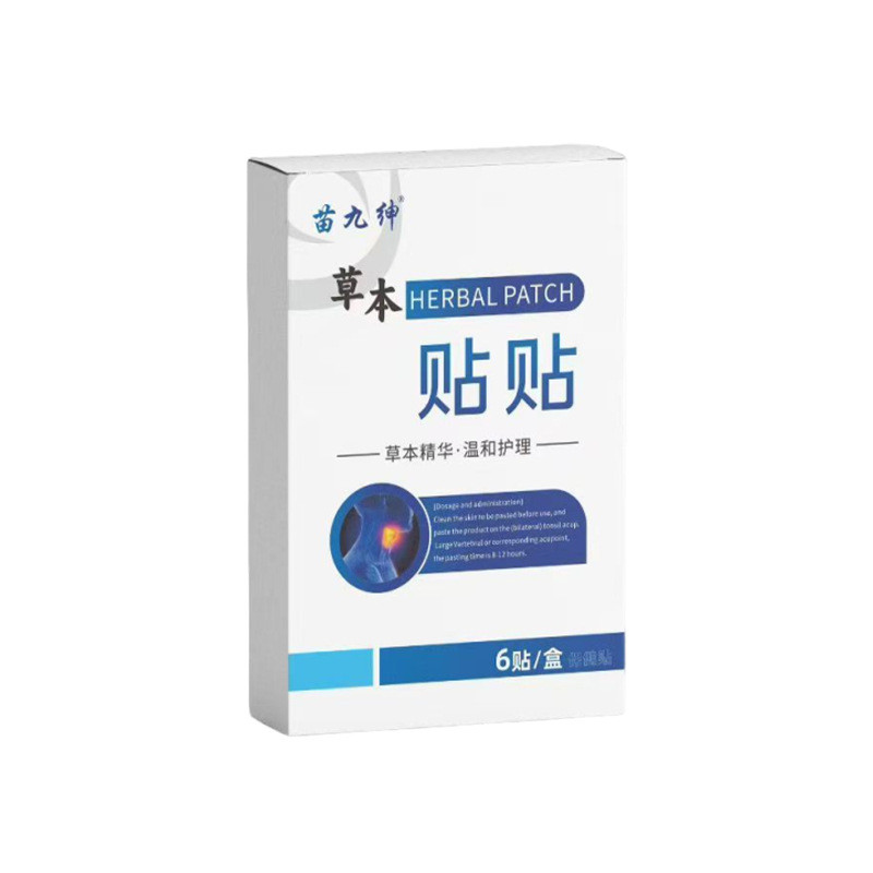 [คลังสินค้าพร้อม] Miao Jiugen Herbal Patch คอบรรเทาคอสดชื่น Discomfort Herbal Acupoint Patch WJG