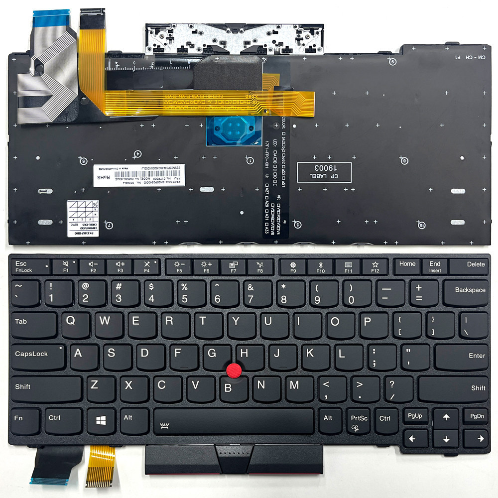 แป้นพิมพ์ Lenovo ThinkPad X280 A285 X390 X395 L13 Gen1 X13 Gen1 ที่ใช้งานได้จริง