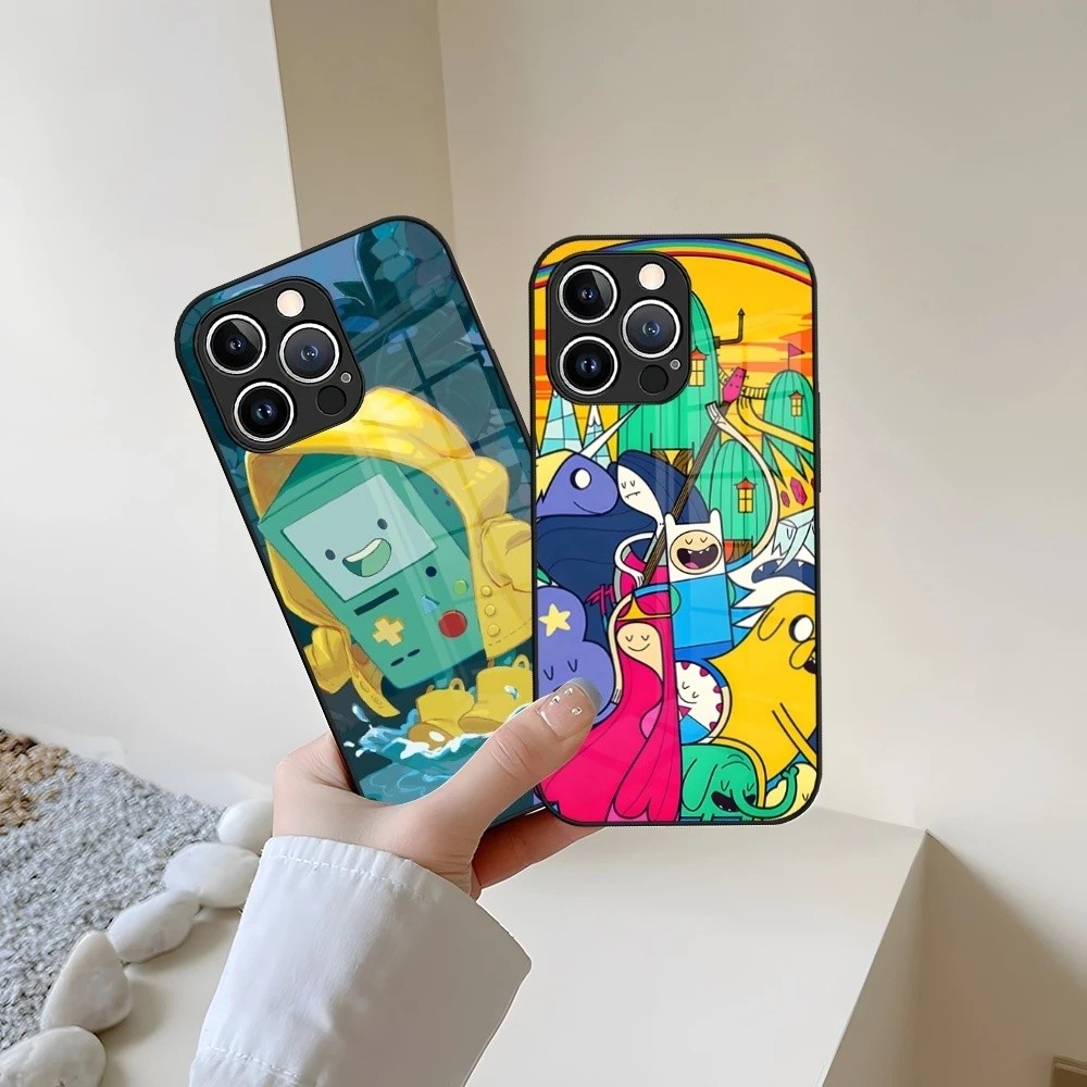 BK-1 การ์ตูน AdventureS T-TimeS เคสโทรศัพท์สําหรับ iPhone 13 15 14 16 12 11 Pro XS Max Plus Mini X X