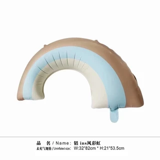 (ส่งจากไทย)ลูกโป่งฟอยล์ก้อนเมฆ สายรุ้ง น้องก้อนเมฆน่ารักสุด มีลายเยอะสุด (BE)