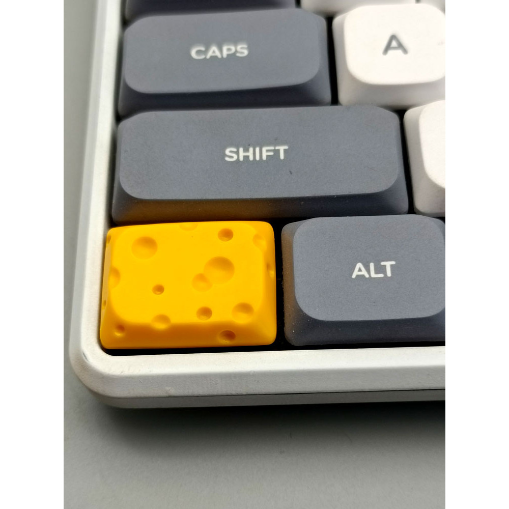 keycap keycaps Low Low Cross Axis Cheese Keycap ctrl/alt/1.25U น่ารักที่ไม่ซ้ํากัน Handmade เรซิ่น C