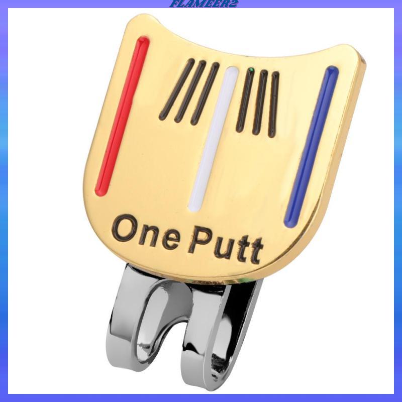 [Flameer2] Golf Ball Marker Putting Putt Alignment Aiming Tool & One Magnetic Hat Clip