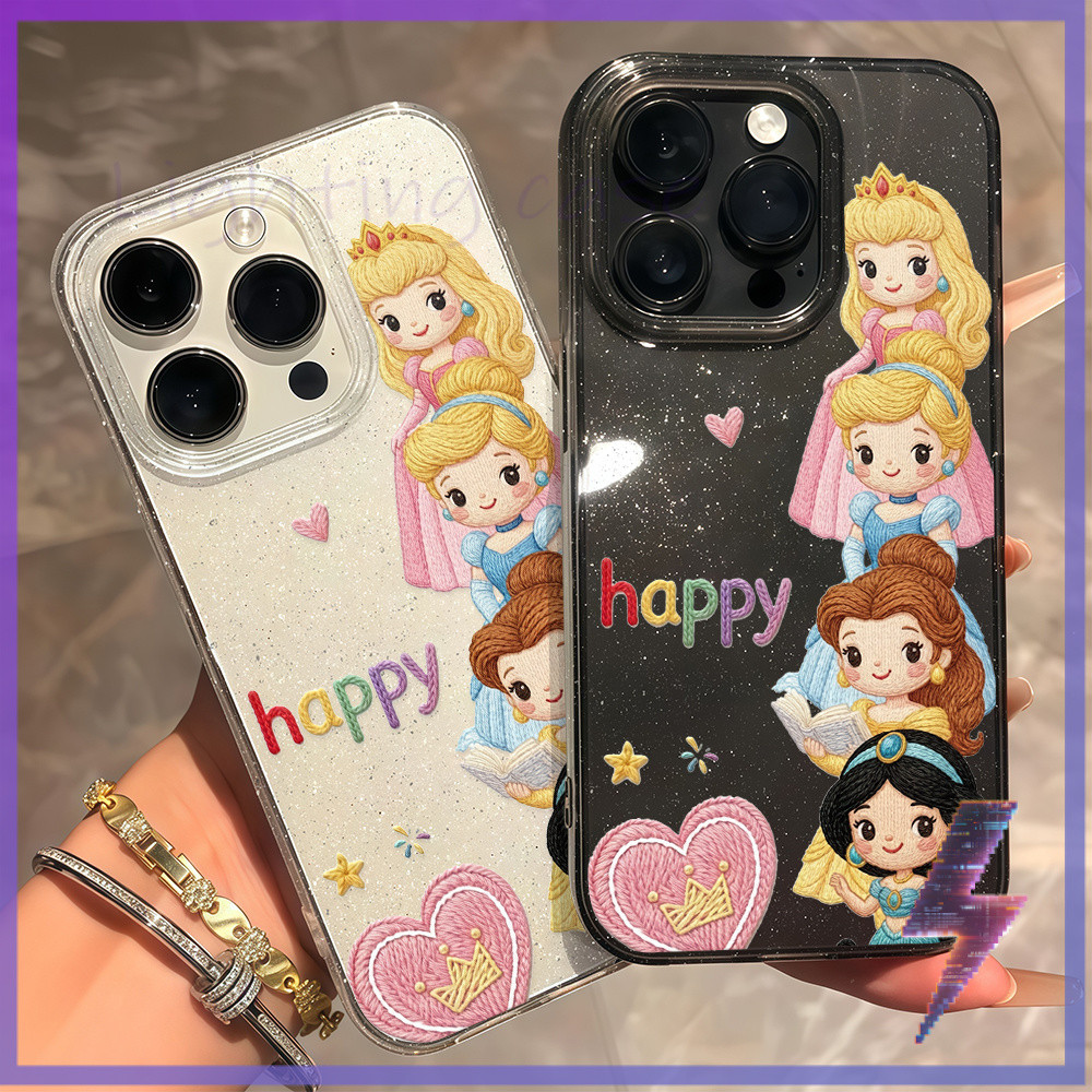 ✨️happy princess case for oppoA15 A94 RENO5F F19 A92 A58 RealmeC63 NarzoN53 C55 C75 เคสสำหรับOPPO A3