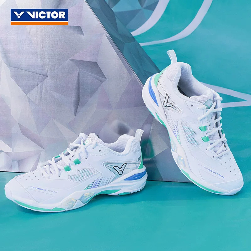 ของแท้ VICTOR P9200TTY รุ่น2 รองเท้าแบดมินตัน สีขาว รุ่นไต้จื่ออิง กันลื่น ดูดซับแรงกระแทก