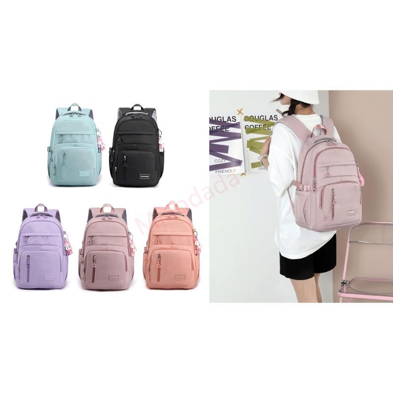 MDD Stylish and Practical School Daypack Large Capacity Daypack Nylon Book Bag Travel Daypack School