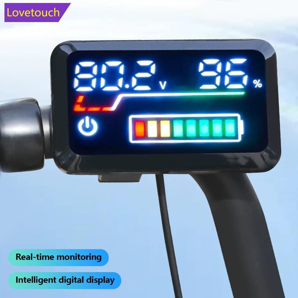 LOVETOUCH รถจักรยานยนต์ดิจิตอลจอแสดงผลระดับ 48 V-72 V ไฟฟ้าสกู๊ตเตอร์ Precision Power Display สําหรั
