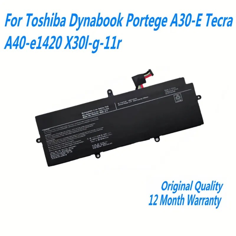 15.4V 42Wh PA5331U-1BRS แบตเตอรี่แล็ปท็อปสําหรับ Toshiba Dynabook Portege A30-E Tecra A40-e1420 X30l