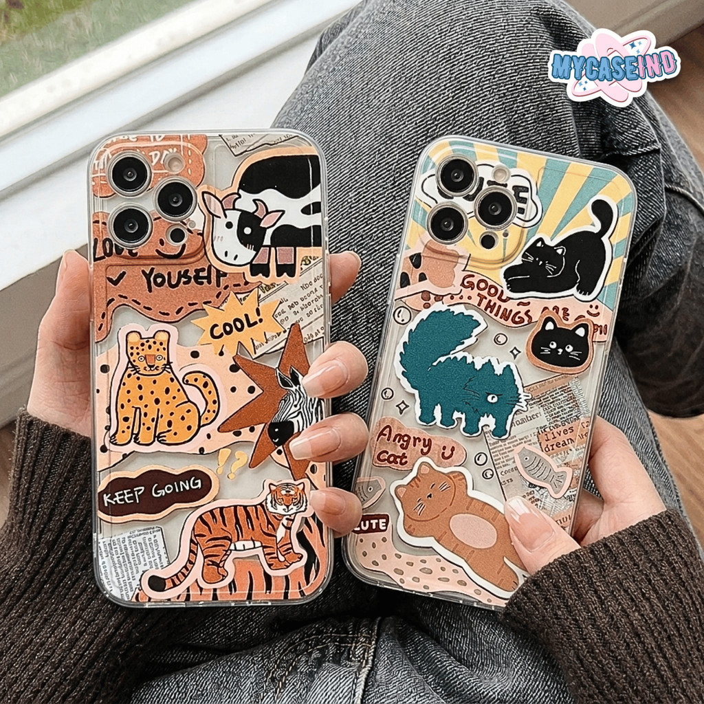 [MYCASEIND] RETRO ANGEL EYE PRINTING เคส vivo y19s v29e y03 y18 y36 y27 v27e y17s y28 v23 v23e v21e 