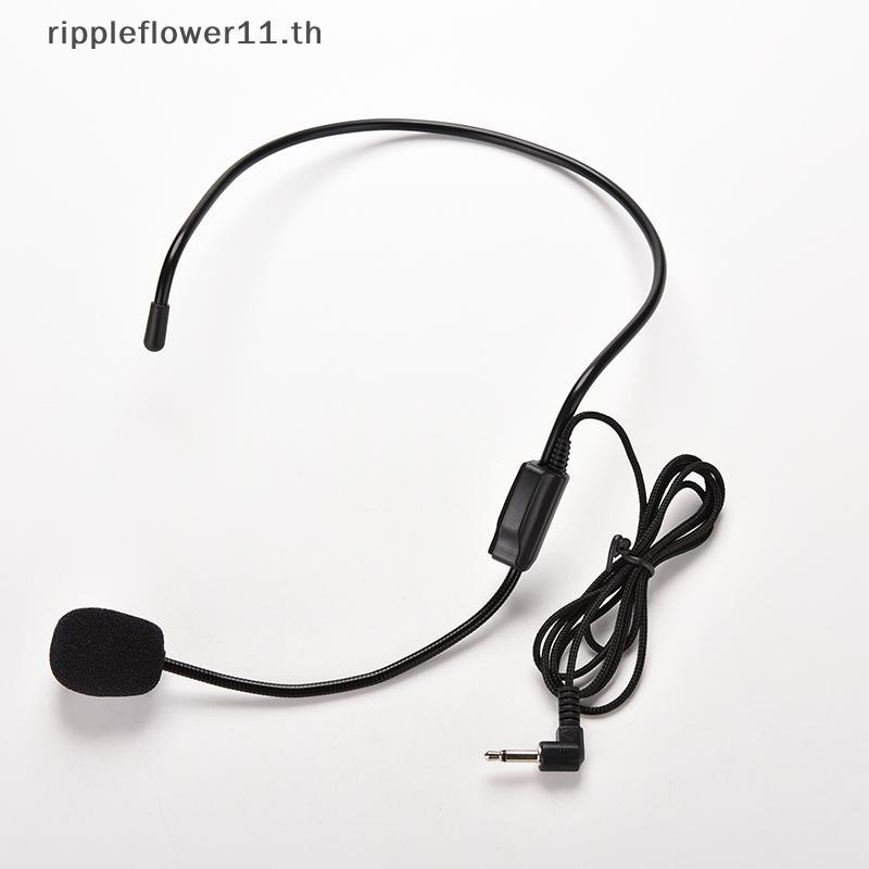 # ลดกระหน่ํา # Vocal Wired Headset Microphone microfono For Voice Amplifier Speaker Mike .