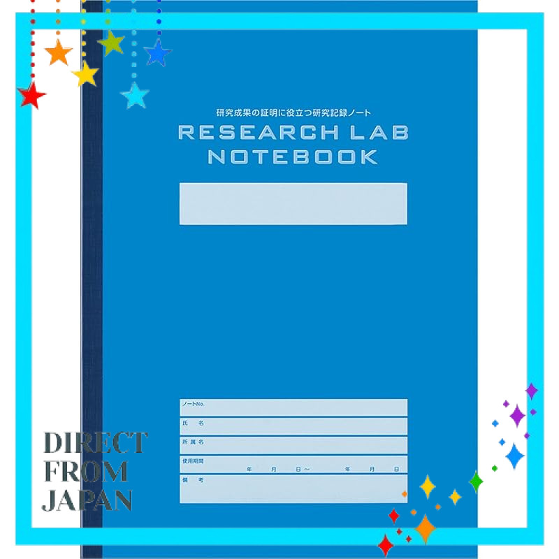 Kokuyo Research Record Notebook Research Lab Notebook Entry Model A4 52 Sheets No-LBB205S
