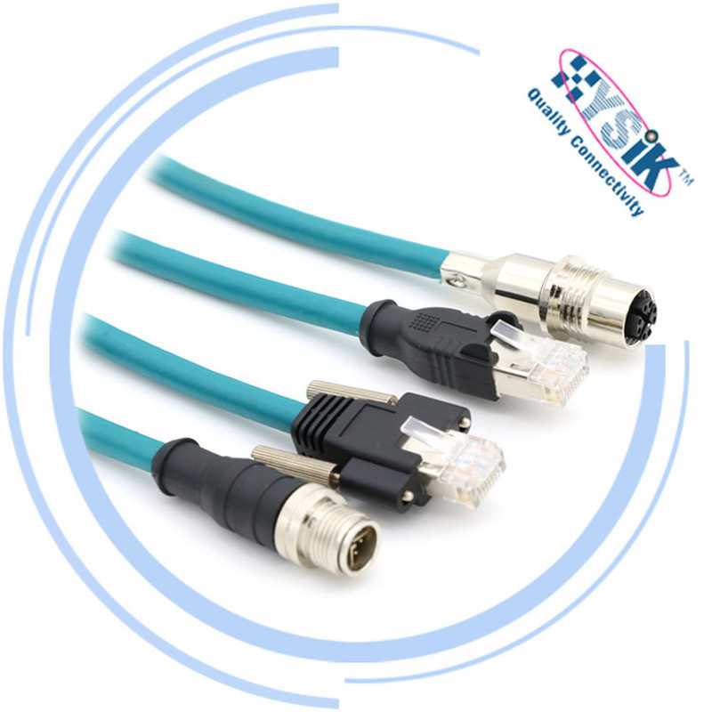 ขั้วต่อ M12 X-type แบบ RJ45 สำหรับการใช้งานในอุตสาหกรรมการบิน รองรับการใช้งานร่วมกับกล้องอุตสาหกรรม 