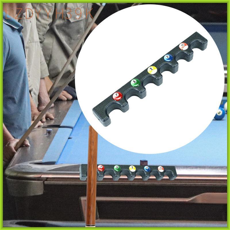 [lzdyyh39k] 2xBilliard Stick Rack Cue Rest Lovers Desk Cue Claw 6 Slot Pool Cue Holder