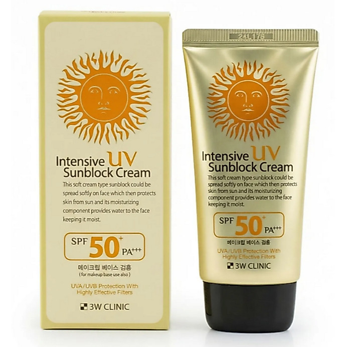 [3W CLINIC] ครีมกันแดด UV เข้มข้น 70ml/ป้องกันรังสียูวีรายวัน/Moisture Sun Care
