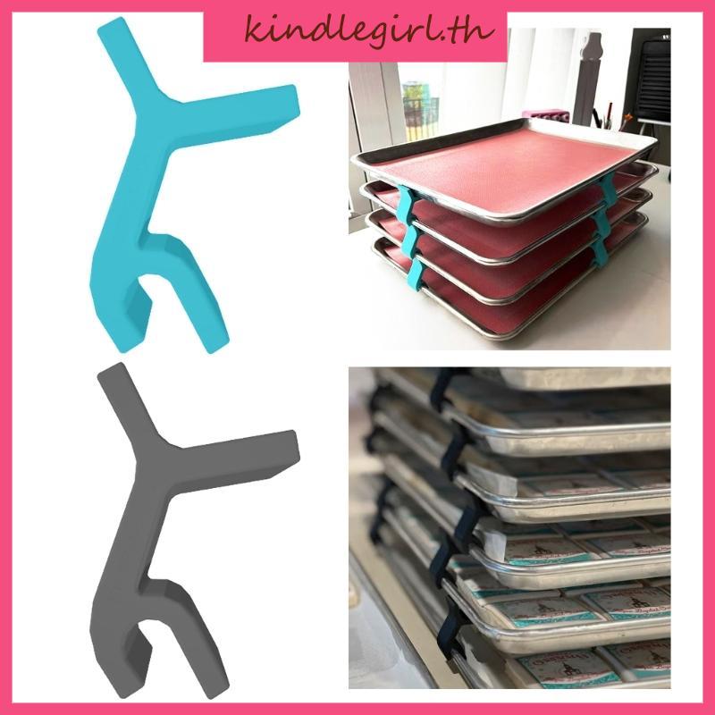 KING Tray Rack Baking Tray Stacker Set Space Saving Solution Tray Stacker Set