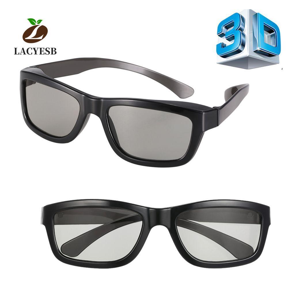 LACYSB แว่นตาภาพยนตร์ ทีวี โฮมเธียเตอร์พลาสติก ฟิล์มโปรเจคเตอร์ DVD 3D Vision