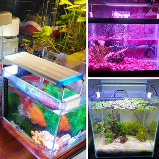 ไฟตู้ปลา led ตู้ปลา ตู้ไม้น้ำ JQTG 3สี Led พืชน้ำ แสง RGB โคมไฟตู้ปลา LED aquarium light ตู้ปลาled ไฟติดตู้ปลา ตู้ปลา