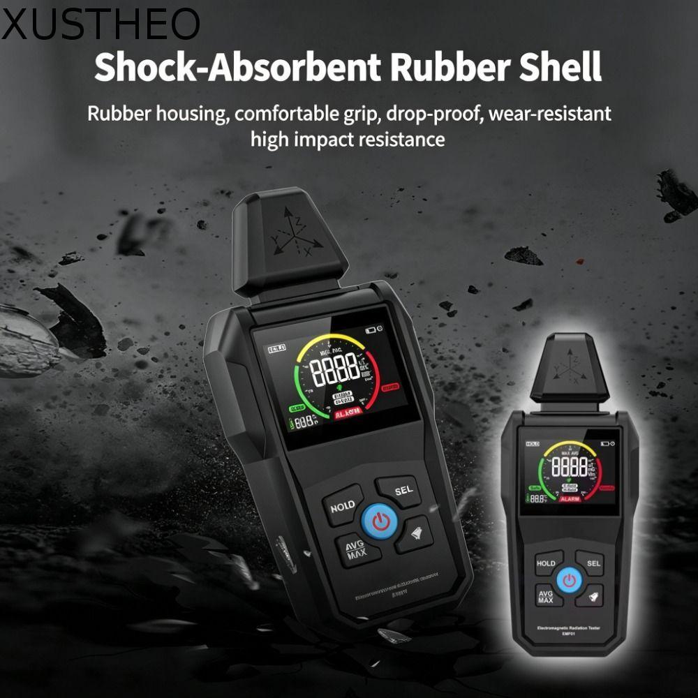 XUSTHEO เครื่องตรวจจับรังสีแม่เหล็กไฟฟ้า, EMF01 ความแม่นยําสูงเครื่องทดสอบรังสีสนามแม่เหล็กไฟฟ้า,รัง