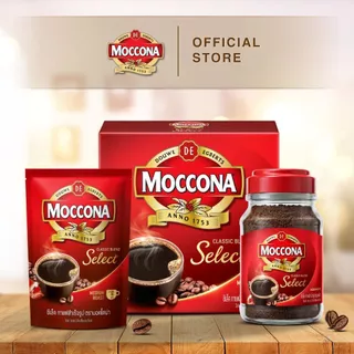 [X4 ถุง] MOCCONA Select Instant Coffee มอคโคน่า ซีเล็ค กาแฟสำเร็จรูป ขนาด 165 กรัม ฟรี ซีเล็ค 40 กรัม