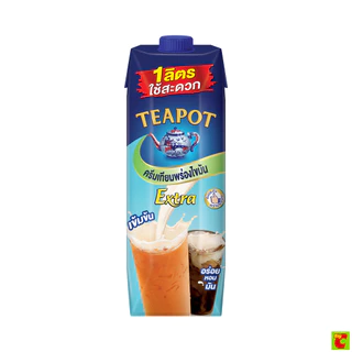 [สินค้าส่งด่วน] ทีพอท เอ็กซ์ตร้า ครีมเทียมพร่องไขมัน สำหรับอาหารและเบเกอรี่ 1 ล.