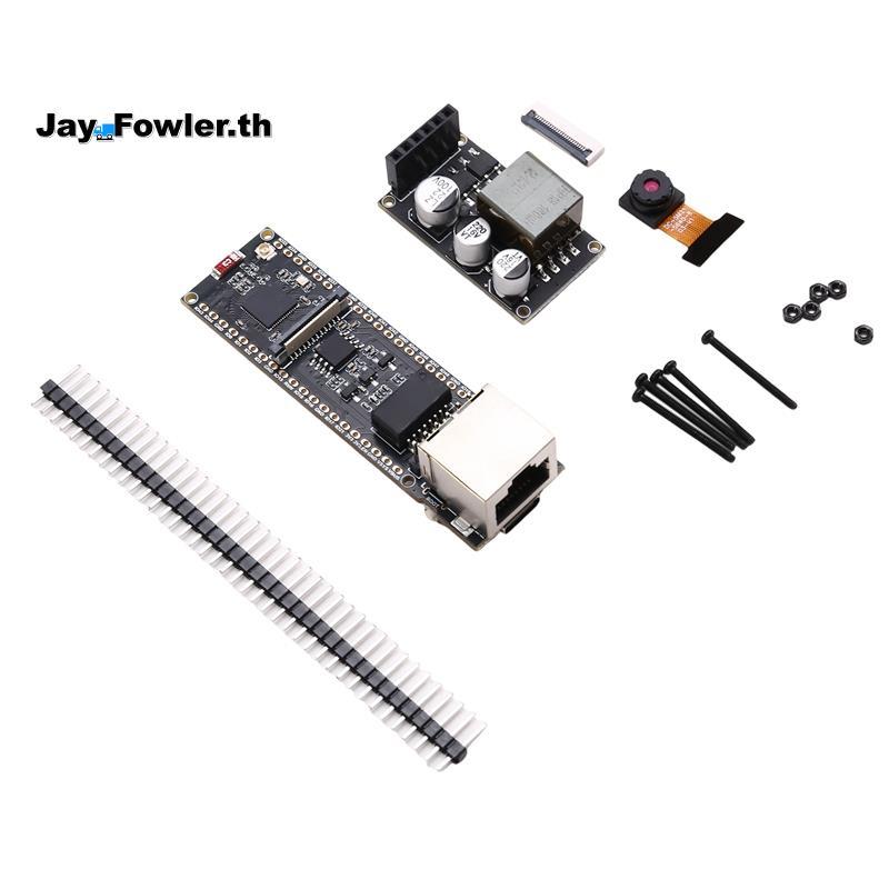 [Jay_Fower]- ETH Cam บอร์ดพัฒนาอีเธอร์เน็ต PoE SD Camera เข้ากันได้กับ POE-ETH-CAM-KIT-OV5640