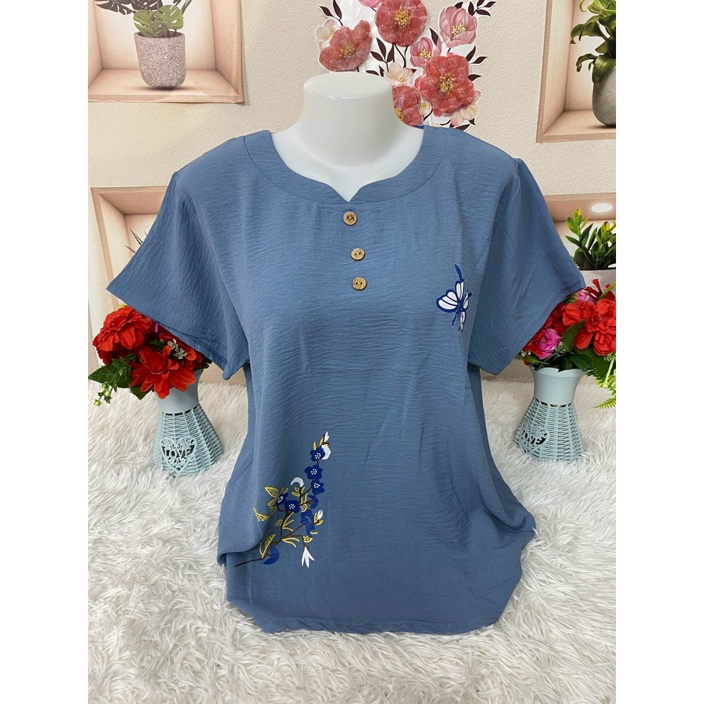 เสื้อผ้าสาวอวบ  ผ้าสปันหญิง เสื้อผ้าแฟชั่น รอบอก 34-44 นิ้ว รุ่น101