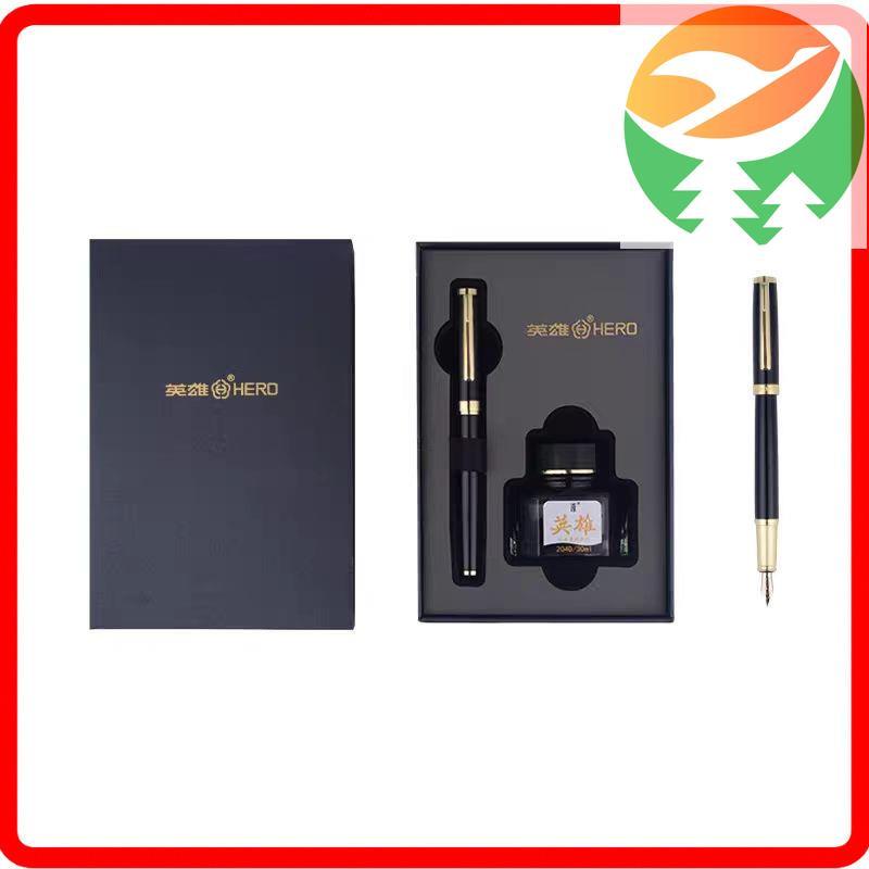 Gk1 Hero Pen 777 ปากกาและชุดหมึก High end Business Office Enterprise Conference ปากกาฝึกเขียนชายและห