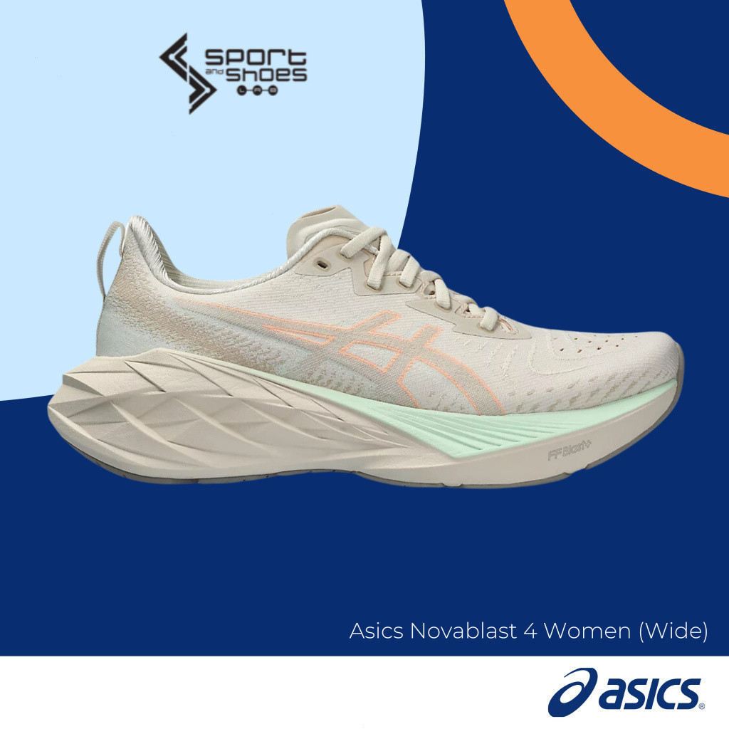 2025! Asics Novablast 4 รองเท้าวิ่งน้ําหนักเบาสําหรับผู้ชายและผู้หญิงรองเท้าผ้าใบมาราธอนระบายอากาศดู