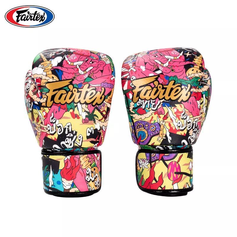 Fairtex Fairtex Fairtex ถุงมือ Original Co-Branded ทาสีสไตล์ Professional Training Fighting Sanda นว