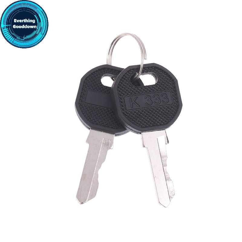 EVERTHING 2 PCS K333 KEYS Caravan Loer Key สําหรับ Emka EK333 Elddis ด้านหน้าแก๊ส Loer Key EK 333 MS