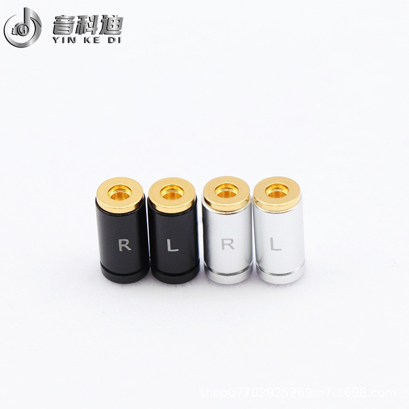 Mmcx ซ็อกเก็ตหญิง UE900 SE535 SE846 SE215 ทองแดงทั้งหมดด้านใน Rubberized Shure mmcx ซ็อกเก็ตหญิง