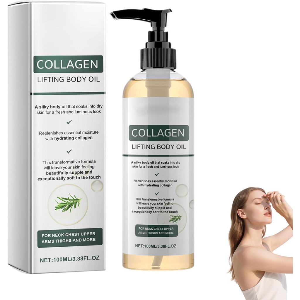 Collagen Oil น้ํามันคอลลาเจนกระชับ Body Oil for Firming Moisturizes & other น้ํามันนวดสําหรับ Legs &