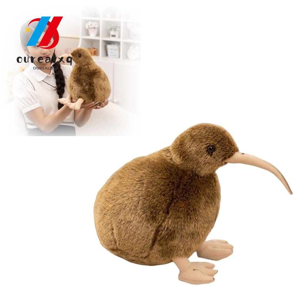 OUREAPH Kiwi Bird Plush ของเล่น,ตุ๊กตาสั้นนุ่มยัดไส้ Kiwi Bird Plushie, PP ผ้าฝ้ายบรรจุ Fluffy Textu