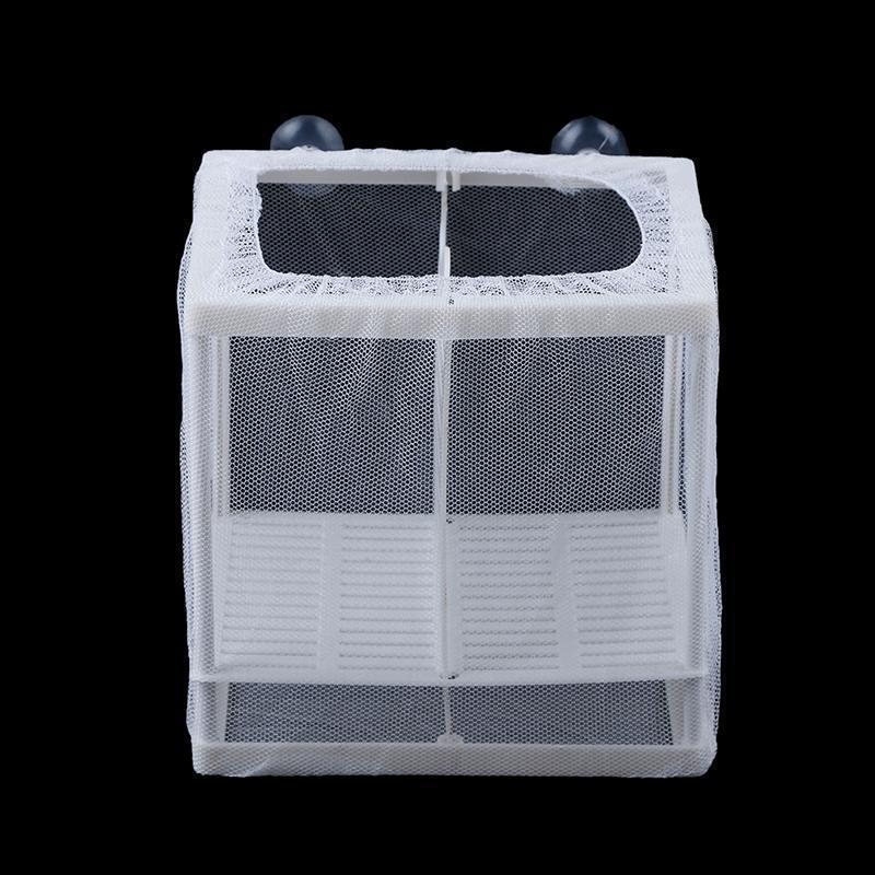 F4TH Aquarium Fish Tank Breeding Guppy Breeder Baby/Fry Net Trap Box Hatchery f4th