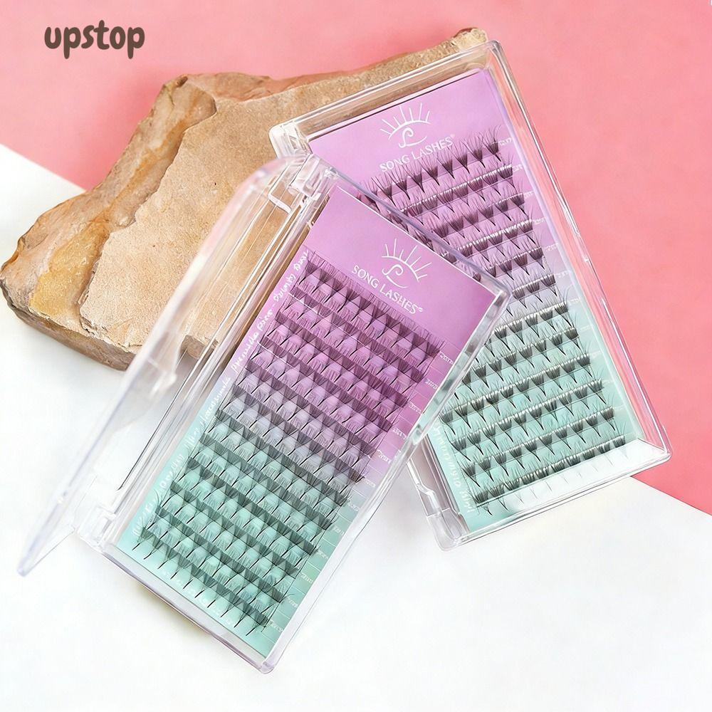 ขนตาปลอม UPSTOTO, วัสดุ PBT 6D Volume ขนตาปลอม, อุปกรณ์ขนตา Sharp Thin 8D Volume Grafting Eyelashes 