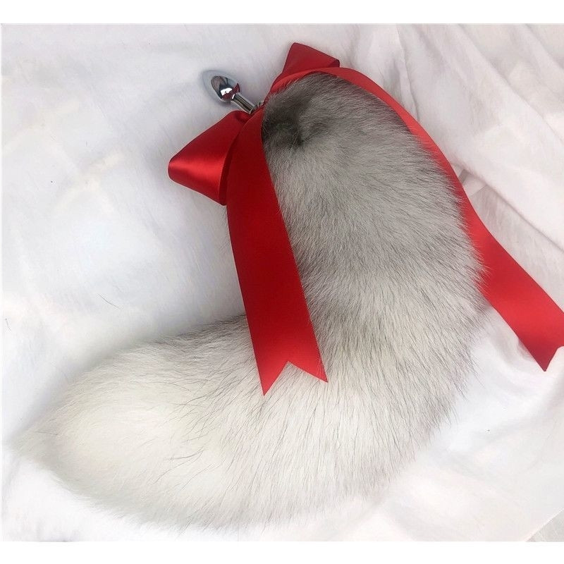 ที่ถอดออกได้จริง Fury Fox Tail ญี่ปุ่น Outing สามเณรอุปกรณ์ Fox Tail