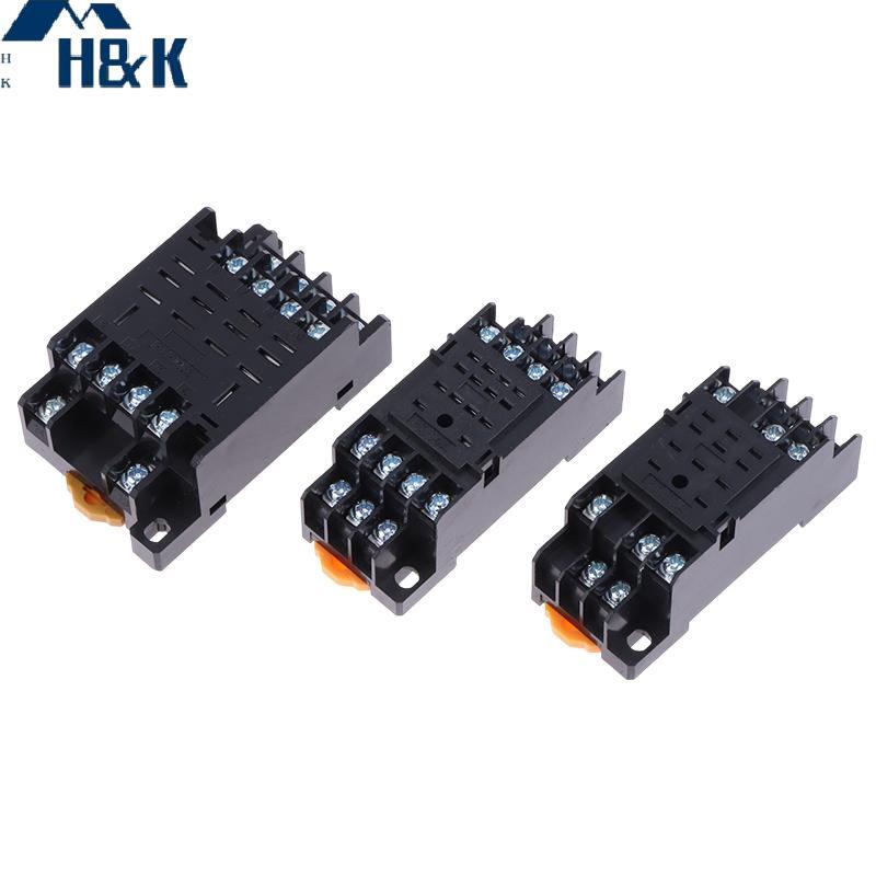 [H&K] PYF08A PYF11A PYF14A PTF08A PTF14A Relay Base Soet 8/11/14 Pin Mini Small Intermediate Relay H
