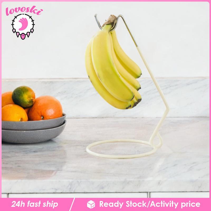 [Lovoski] Banana Tree Stand Hook Banana Holder Stable Modern Multifunction Creative Home