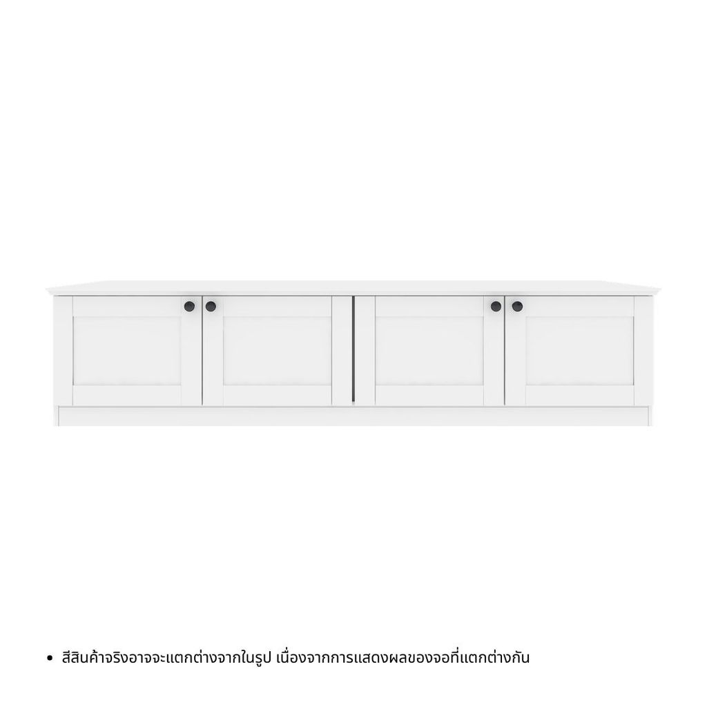 Koncept Furniture ไซด์บอร์ด รุ่น Moneta สีขาว (179.5x34.5x42 ซม.) แบรนด์ KONCEPT FURNITURE